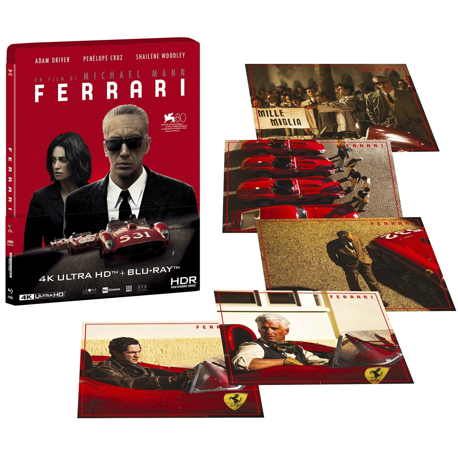Ferrari (2023) (4K UHD + Blu-ray) Steelbook