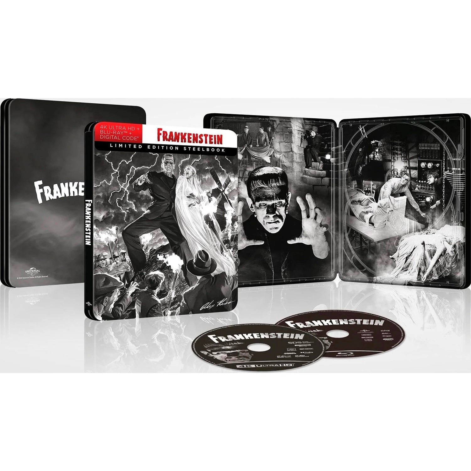 Франкенштейн (1931) (англ. язык) (4K UHD + Blu-ray) Steelbook (2024 Edition)