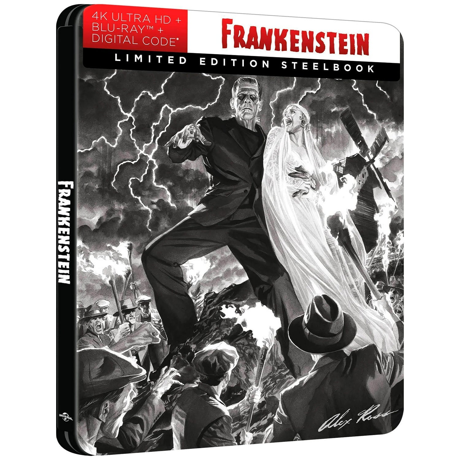 Франкенштейн (1931) (англ. язык) (4K UHD + Blu-ray) Steelbook (2024 Edition)