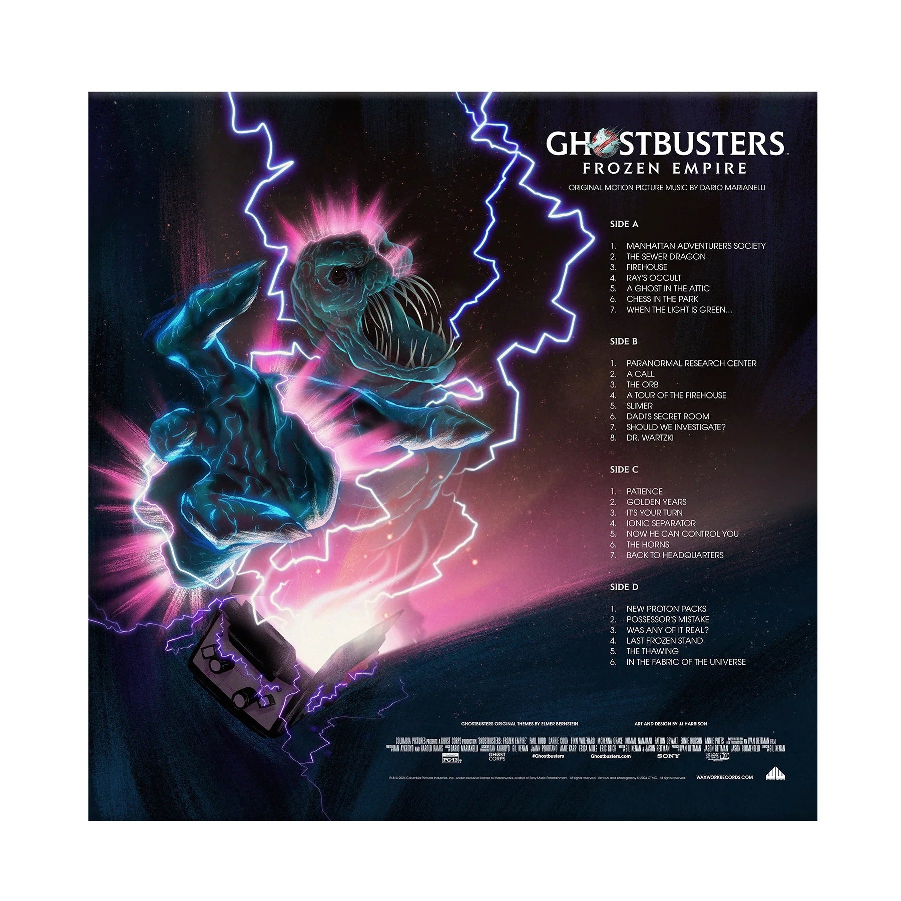 Ghostbusters: Frozen Empire (Original Motion Picture Soundtrack) (Frozen Empire Splatter Vinyl 2LP)