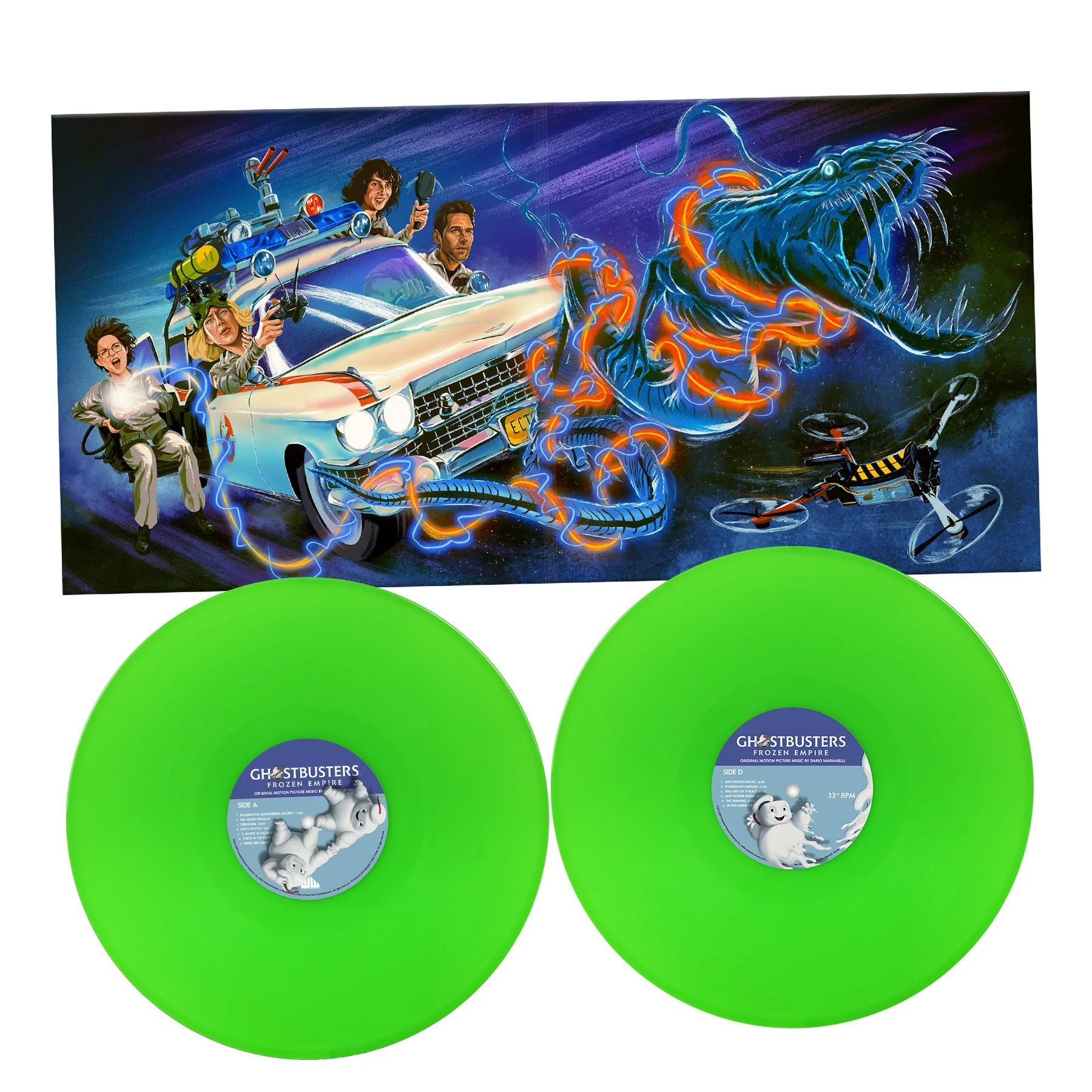 Ghostbusters: Frozen Empire (Original Motion Picture Soundtrack) (Slimer Green Vinyl 2LP)