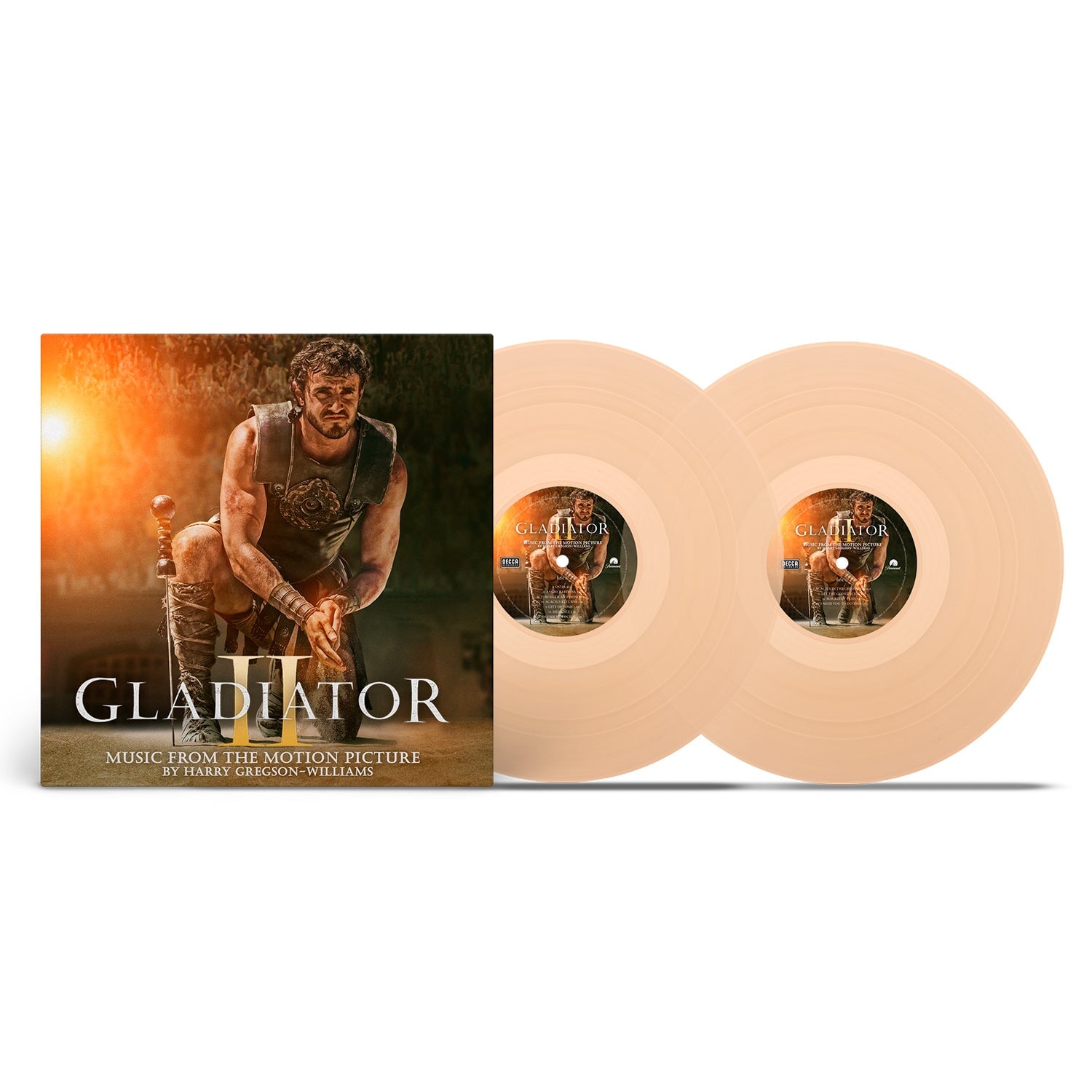 Gladiator II (Original Motion Picture Soundtrack) Music by Harry Gregson-Williams (Translucent Sand Vinyl 2LP)