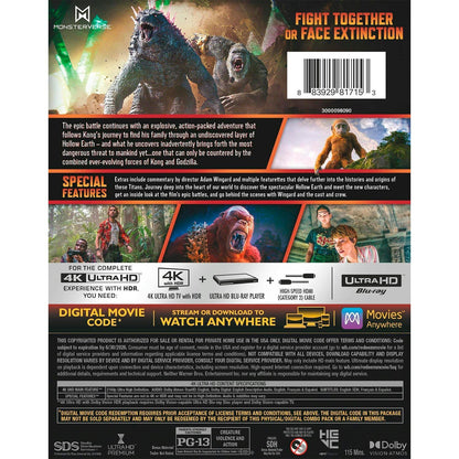 Годзилла и Конг: Новая империя (2024) (англ. язык) (4K UHD Blu-ray)
