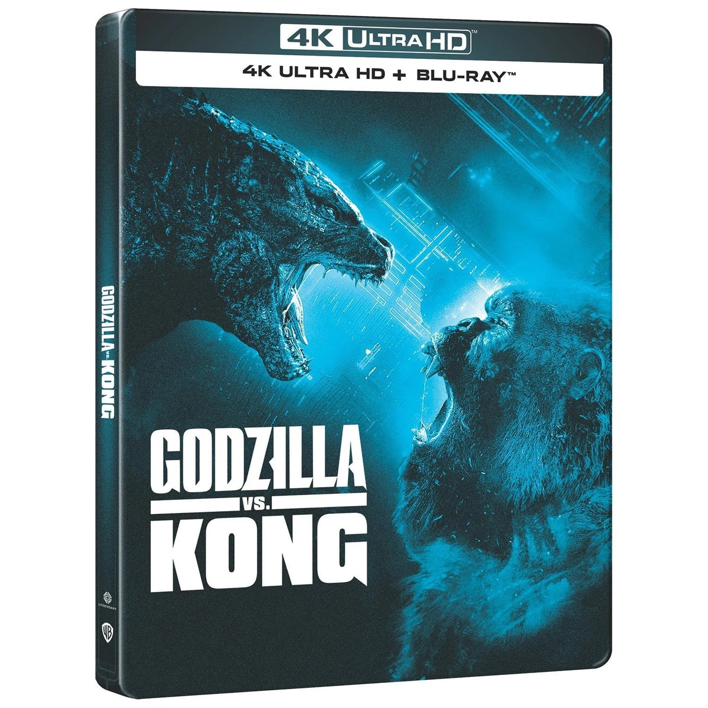 Годзилла против Конга (2021) (англ. язык) (4K UHD + Blu-ray) Glow in the Dark Steelbook Walmart Exclusive