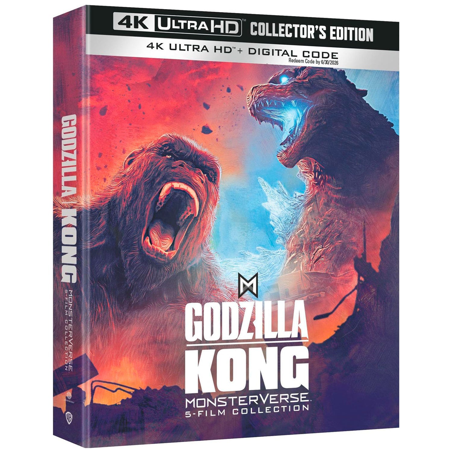 Годзилла/Конг Вселенная монстров: Коллекция 5 фильмов (4K UHD Blu-ray) Collector's Edition
