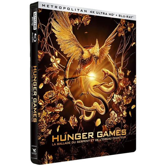 Голодные игры: Баллада о змеях и певчих птицах (2023) (англ. язык) (4K UHD + Blu-ray) Steelbook
