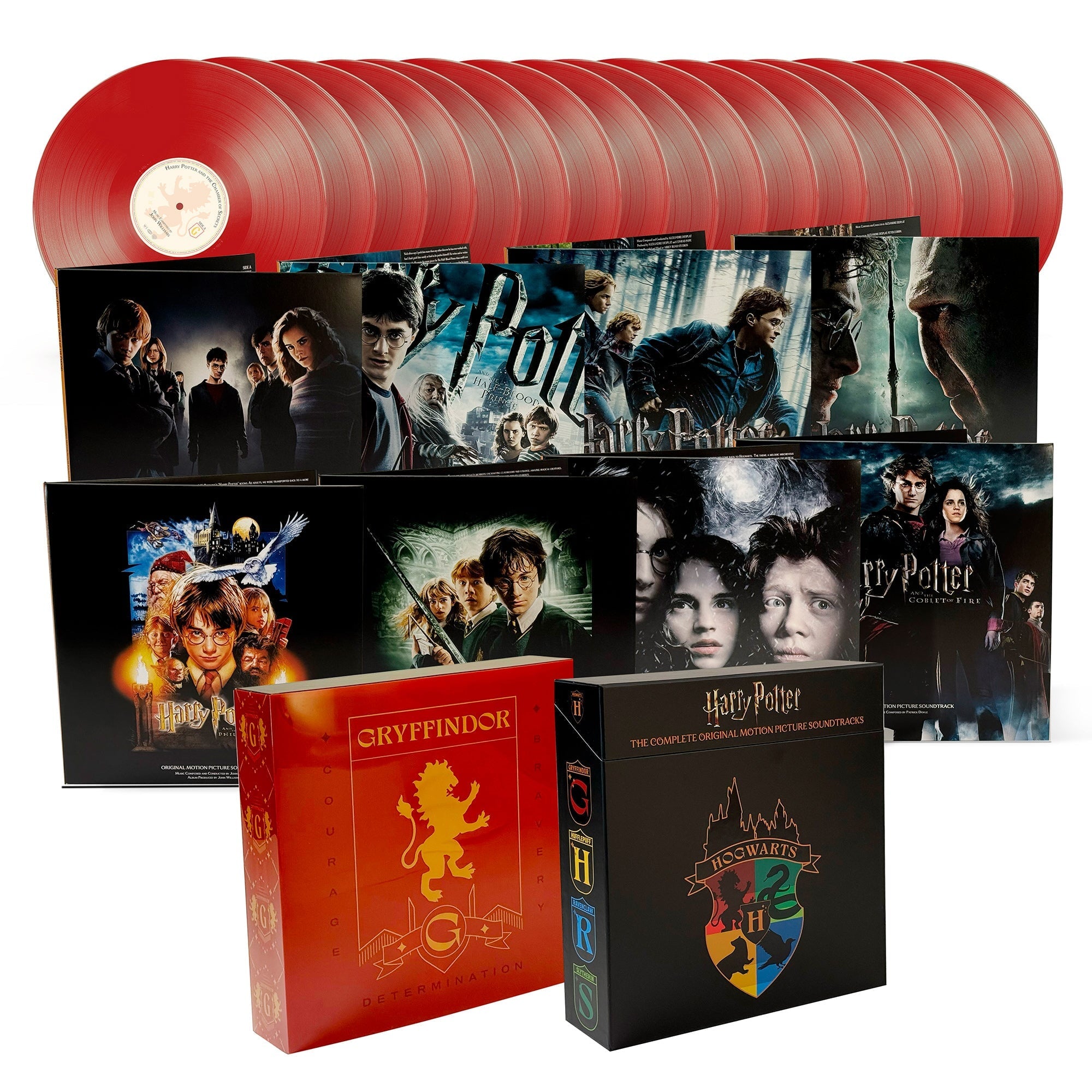 Harry Potter: The Complete Original Motion Picture Soundtracks I-VII (Gryffindor Red Vinyl 16LP Boxed Set)