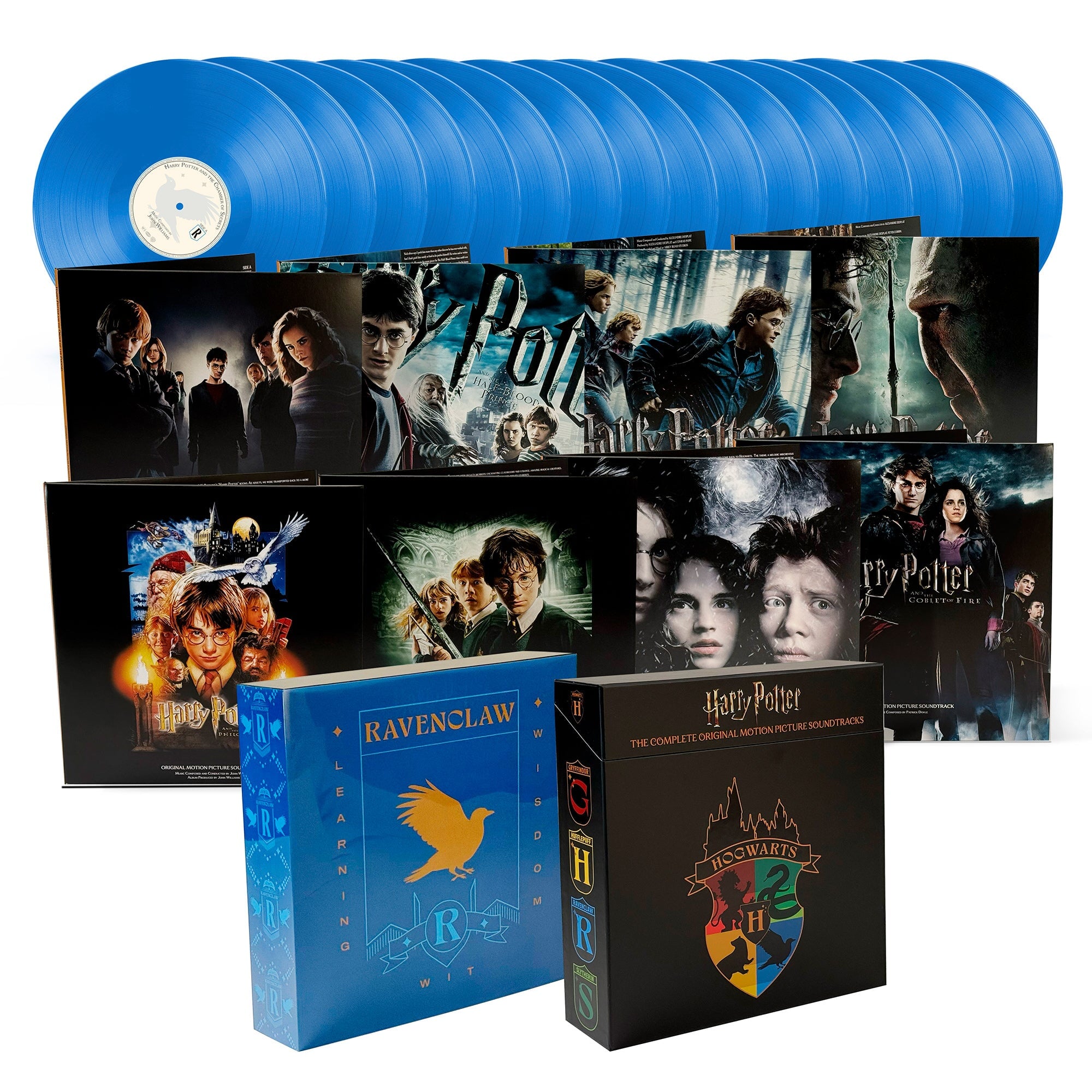 Harry Potter: The Complete Original Motion Picture Soundtracks I-VII (Ravenclaw Blue Vinyl 16LP Boxed Set)