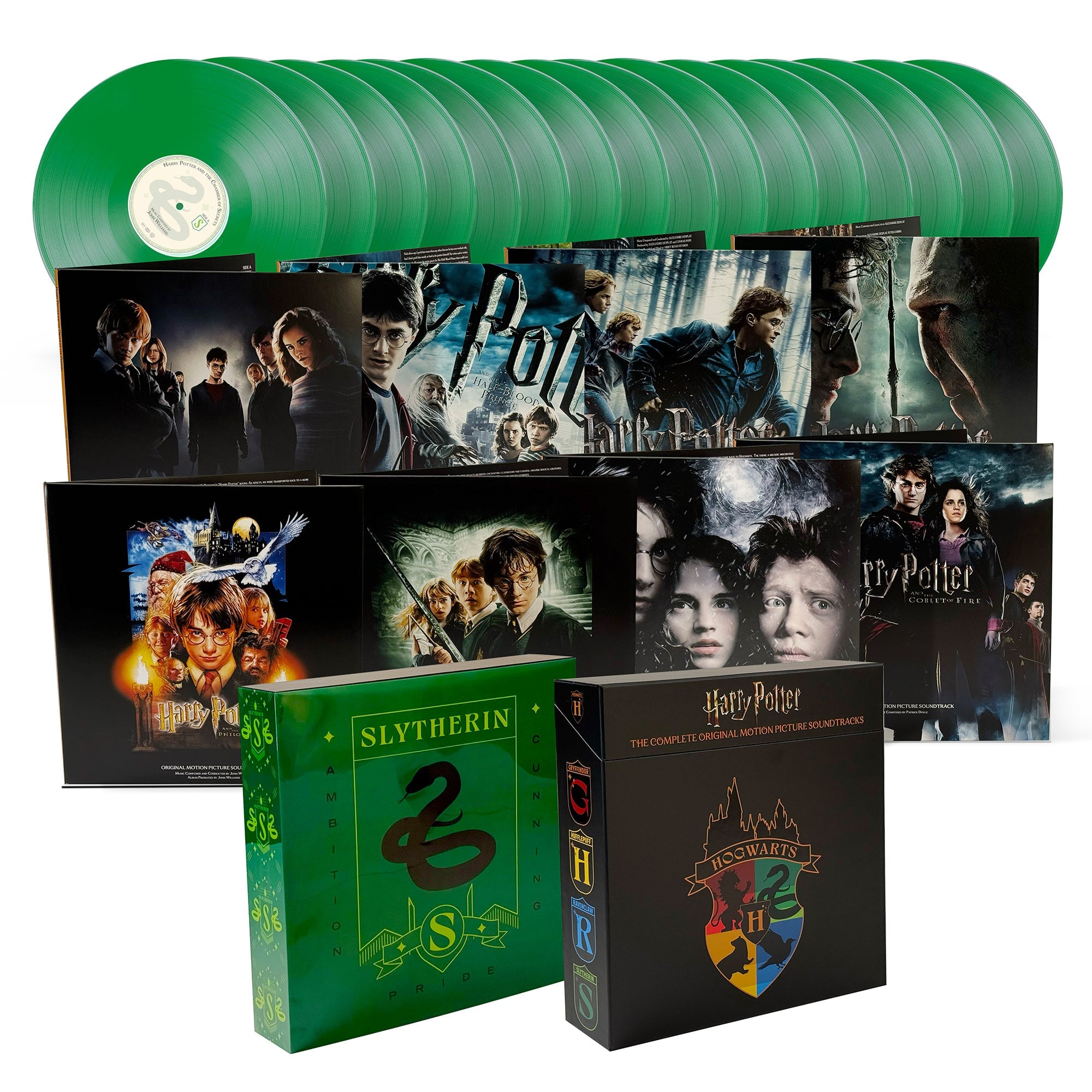 Harry Potter: The Complete Original Motion Picture Soundtracks I-VII (Slytherin Green Vinyl 16LP Boxed Set)