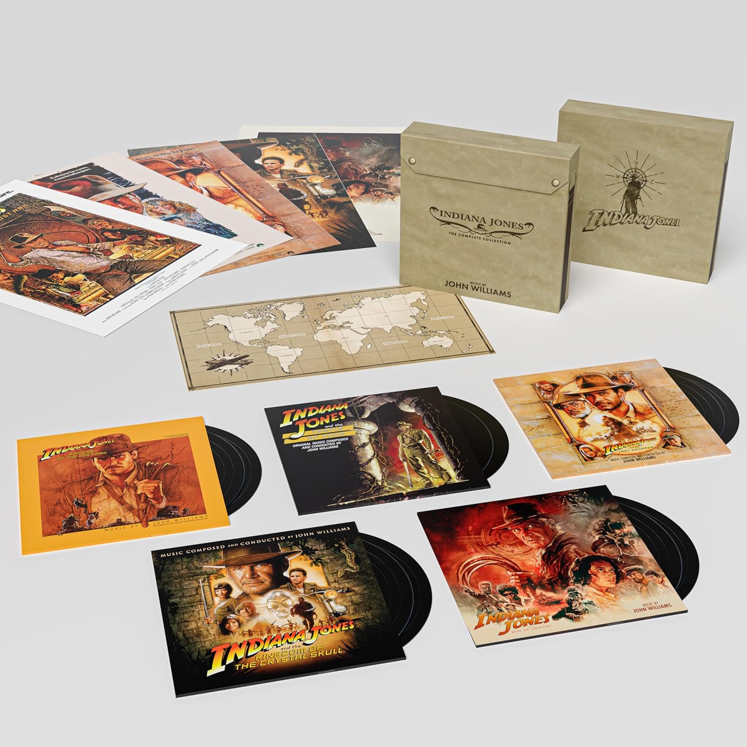 Indiana Jones: The Complete Collection (Original Motion Picture Soundtrack) Music by John Williams (Vinyl 10LP) Boxset