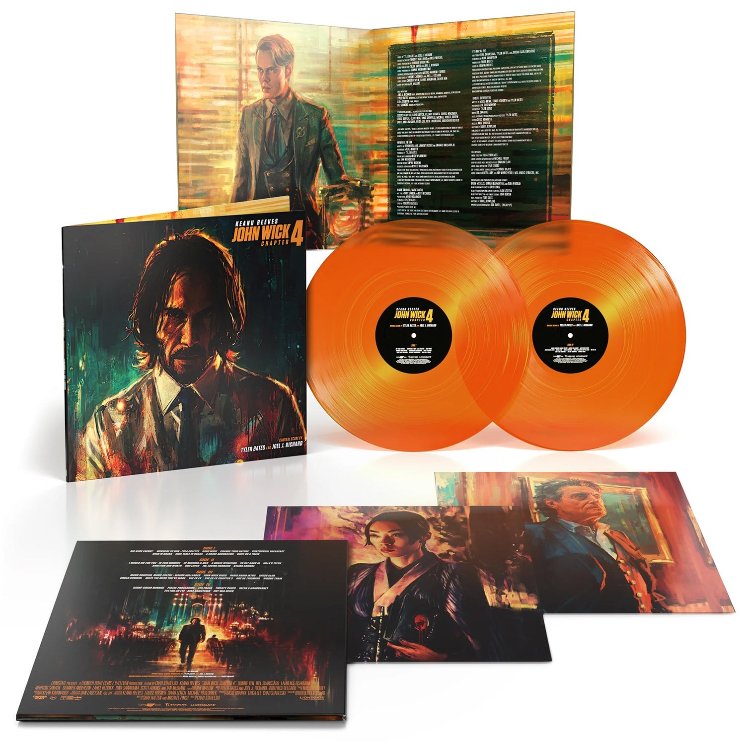 John Wick Chapter 4 (Original Score) (Transparent Orange Vinyl 2 LP)