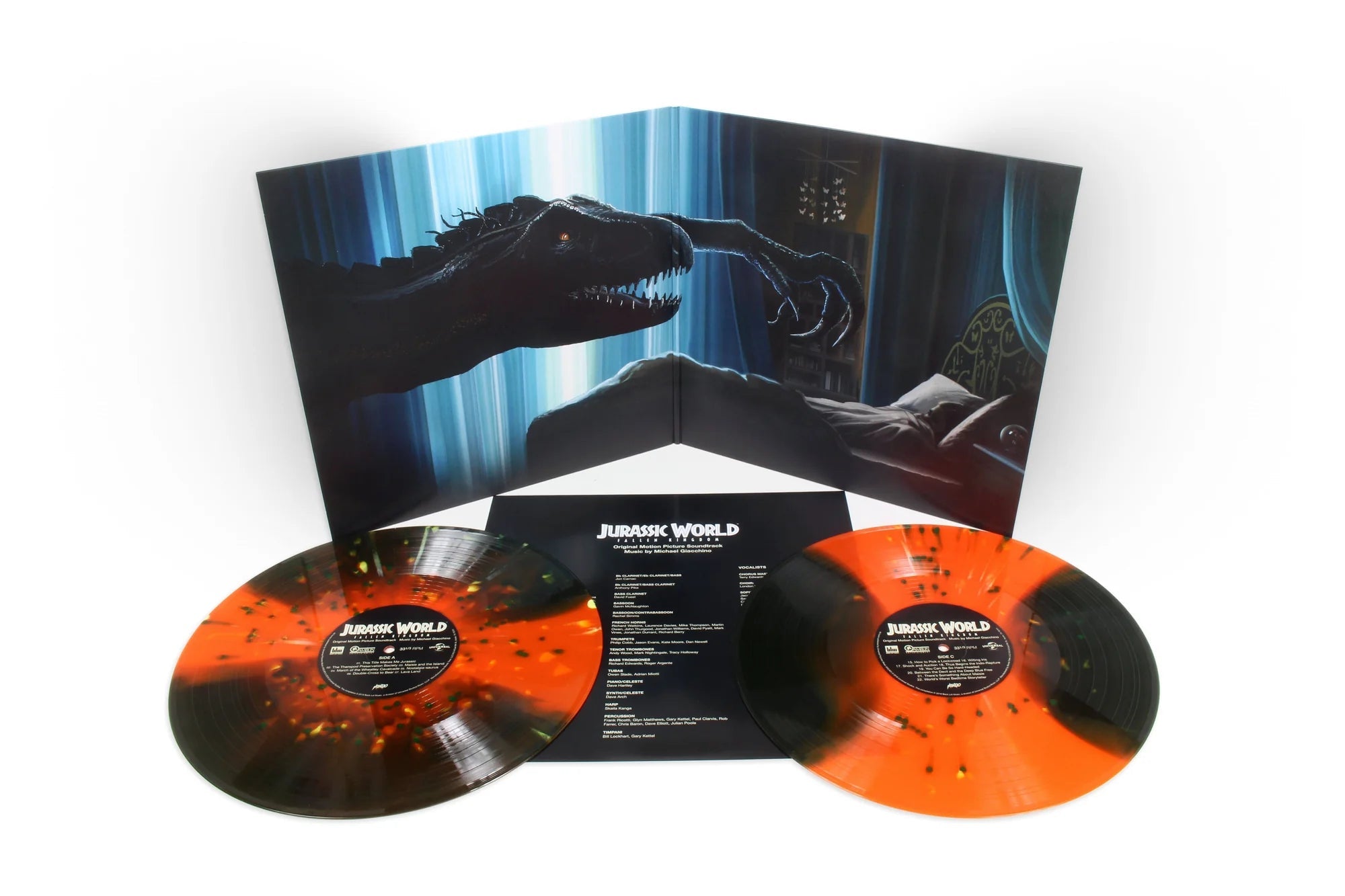 Jurassic World: Fallen Kingdom (Original Motion Picture Soundtrack) (Indo-Raptor Orange Stripe Vinyl 2 LP)