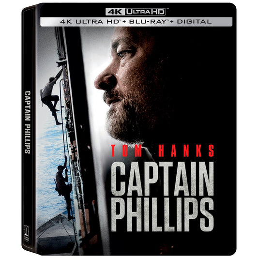 Капитан Филлипс (2013) (англ. язык) (4K UHD + Blu-ray) Steelbook