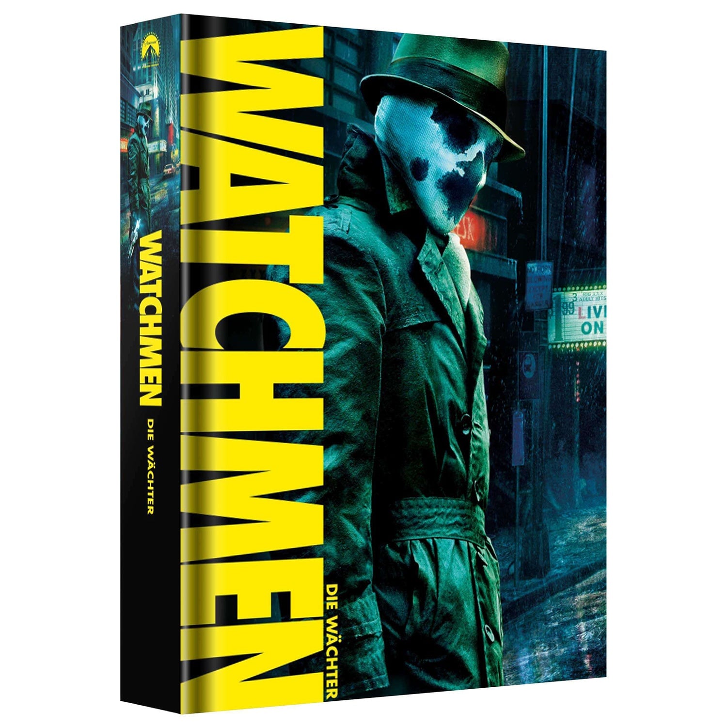Хранители (2009) (Ultimate Cut) (англ. язык) (4K UHD + 2 Blu-ray + 2 DVD) Mediabook Limited Rorschach Bust Edition
