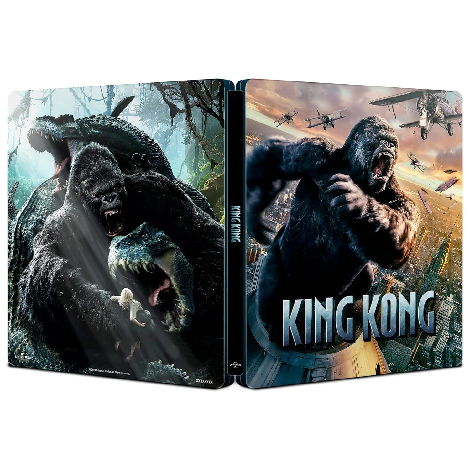 Кинг Конг (2005) (англ. язык) (4K UHD + 2 Blu-ray) Steelbook