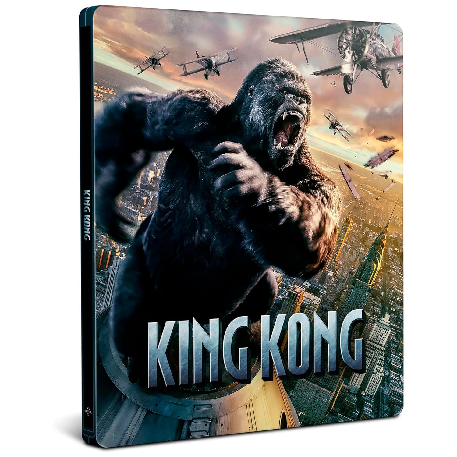 Кинг Конг (2005) (англ. язык) (4K UHD + 2 Blu-ray) Steelbook