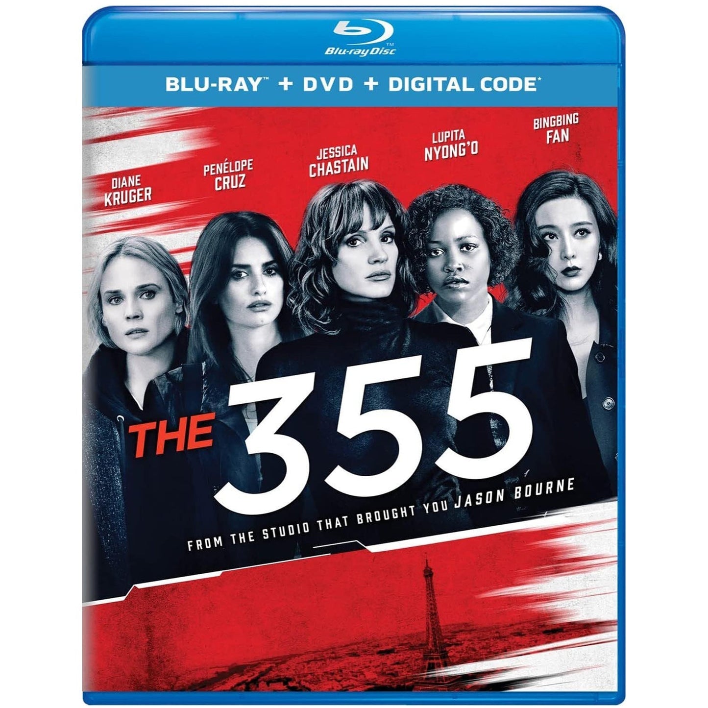 Код 355 (2022) (англ. язык) (Blu-ray + DVD)