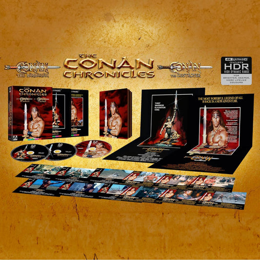 Конан-варвар (1982) [Расширенная & Театральная версии] / Конан-разрушитель (1984) (англ. язык) (4K UHD + Blu-ray) Limited Edition