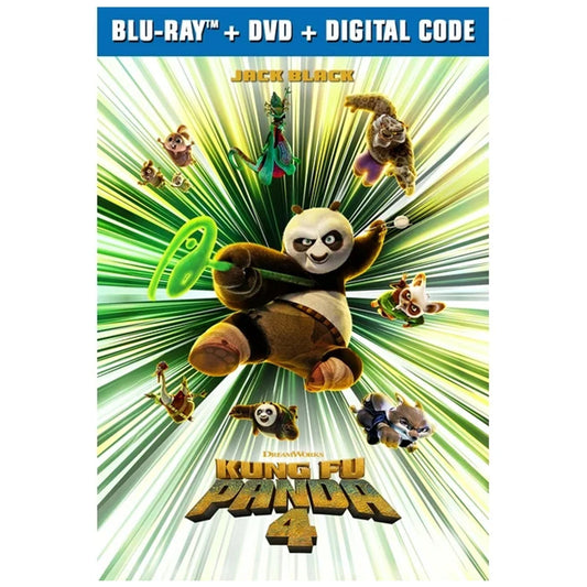 Кунг-фу Панда 4 (2024) (англ. язык) (Blu-ray + DVD)