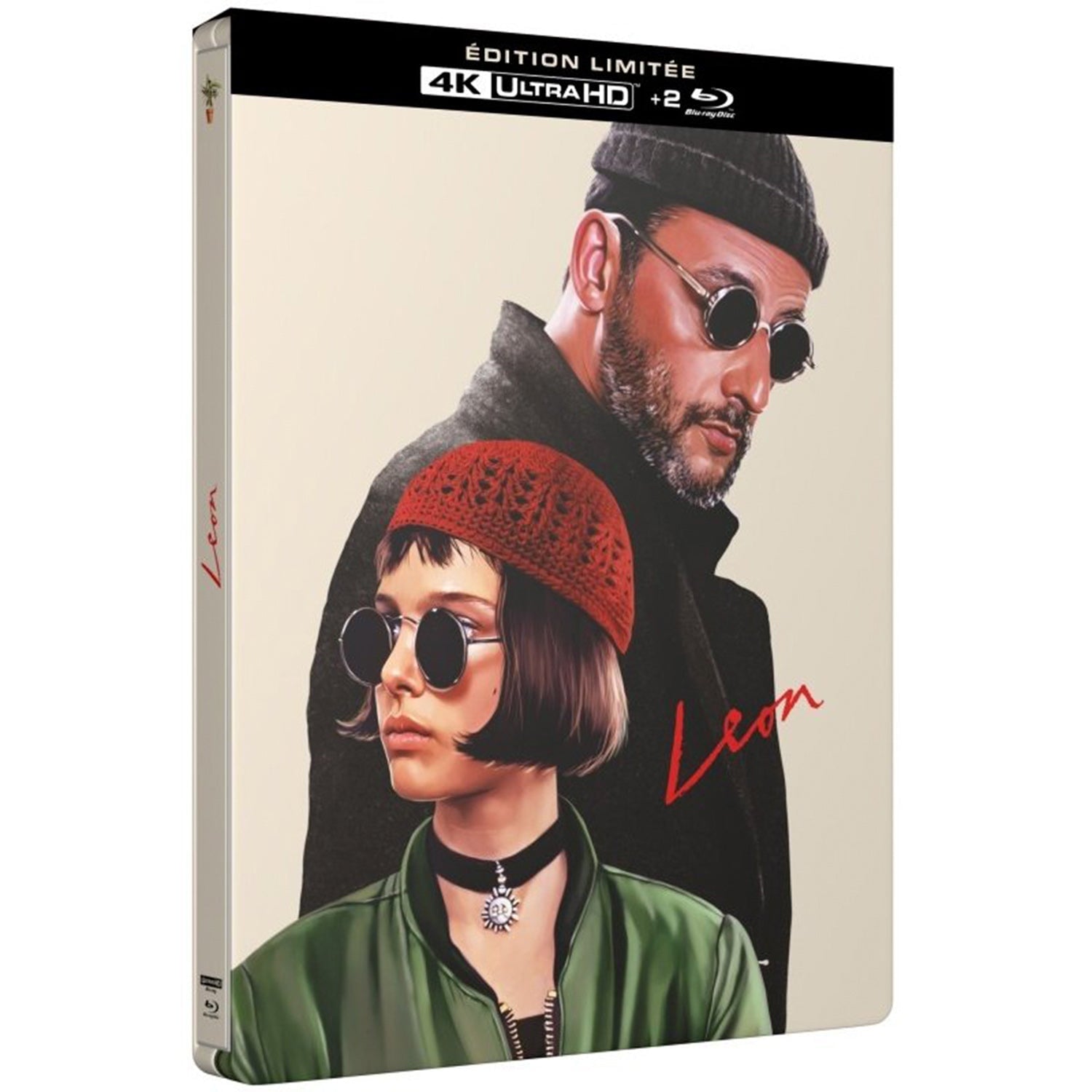 Леон (Режиссёрская версия) (англ. язык) (4K UHD + Blu-ray) Steelbook