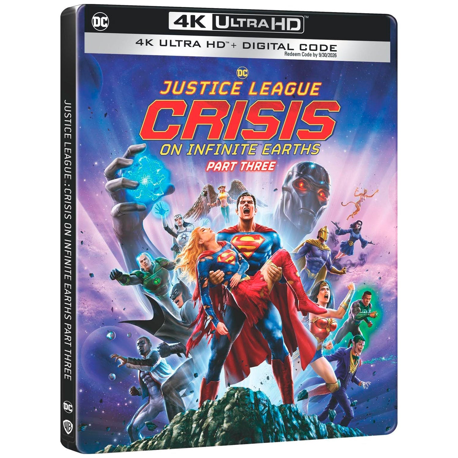 Лига справедливости: Кризис на бесконечных землях. Часть 3 (2024) (англ. язык) (4K UHD Blu-ray) Steelbook