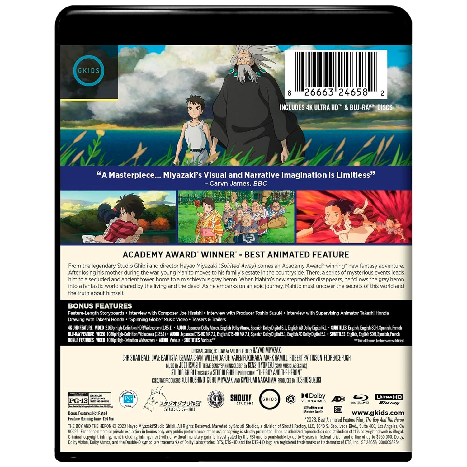 Мальчик и птица (2023) (англ. язык) (4K UHD + Blu-ray)