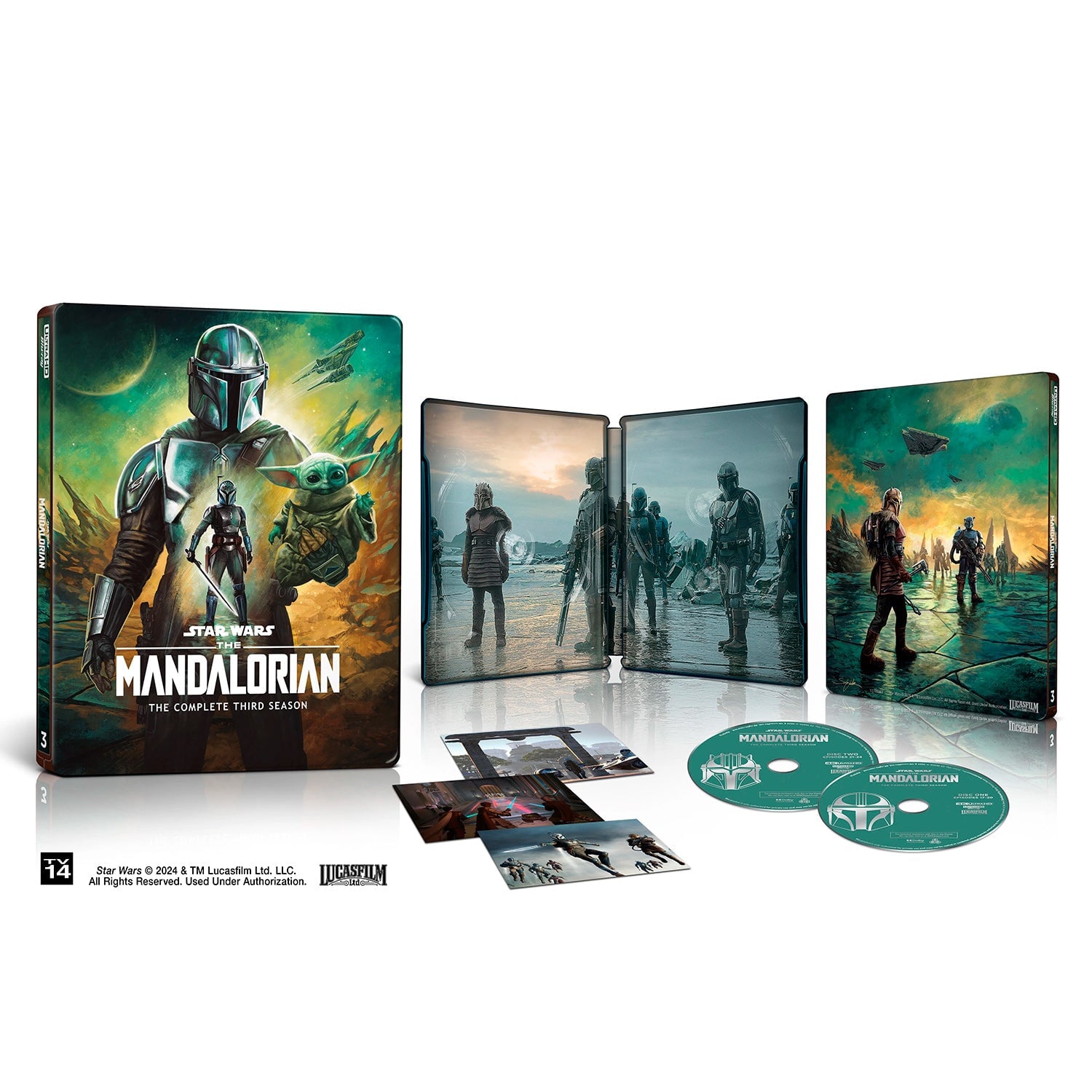 Мандалорец: Сезон 3 (англ. язык) (4K UHD Blu-ray) Steelbook (+ Art Cards)