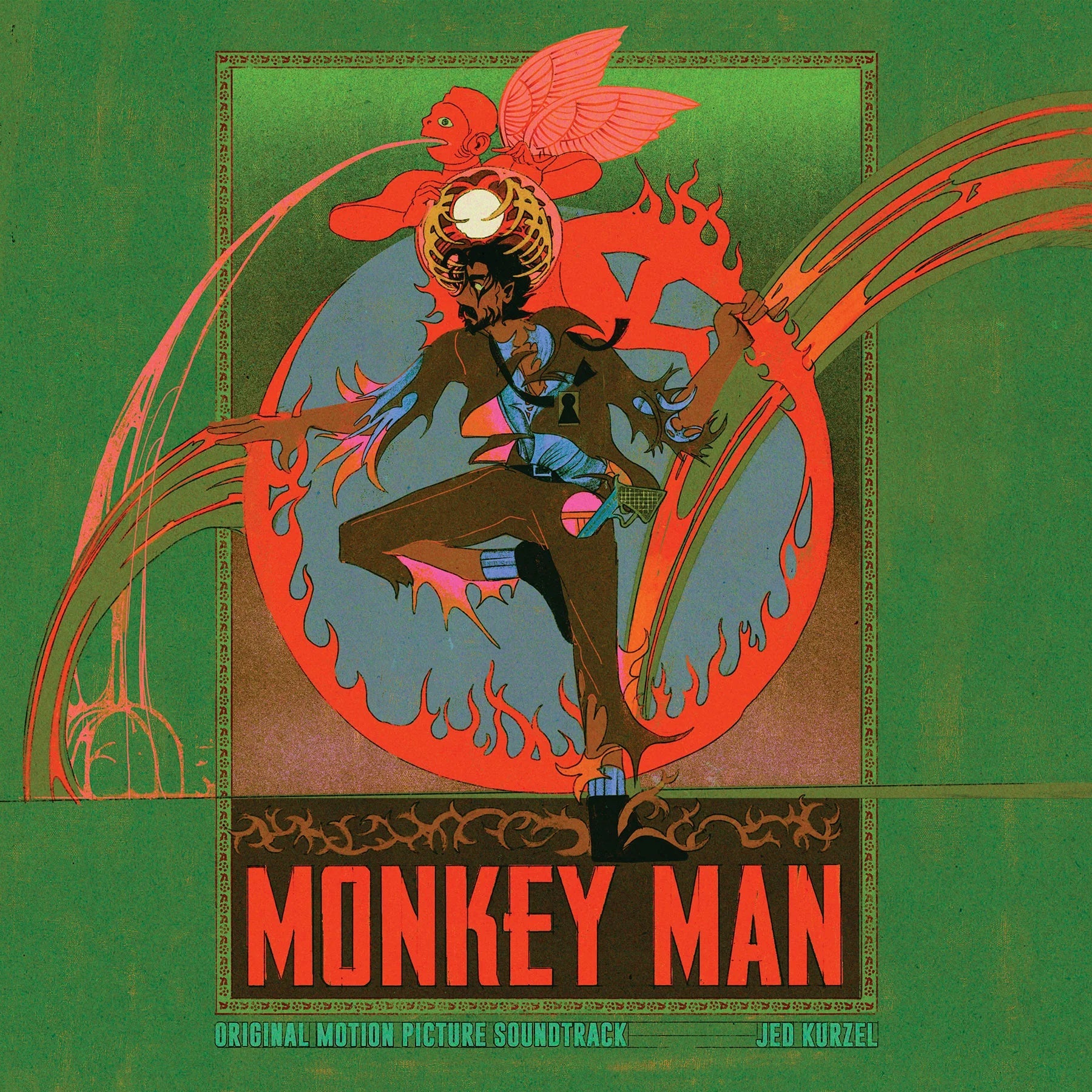 Monkey Man (Original Motion Picture Soundtrack) (Blood Red, Black and Metallic Gold Swirl Vinyl 2LP)