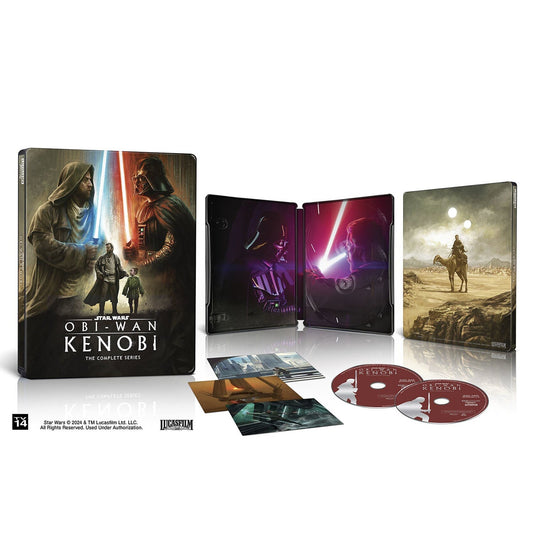 Оби-Ван Кеноби (мини–сериал) (2022) (англ. язык) (4K UHD Blu-ray) Steelbook (+ Art Cards)