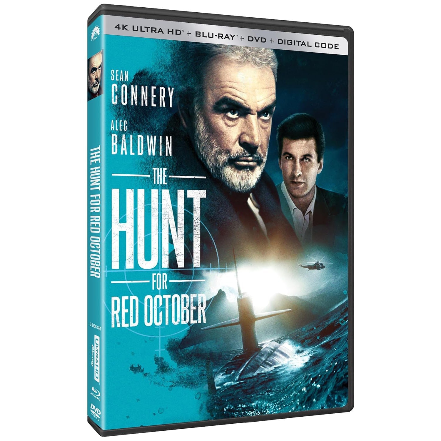 Охота за «Красным Октябрем» (1990) (англ. язык) (4K UHD + Blu-ray + DVD + Digital)