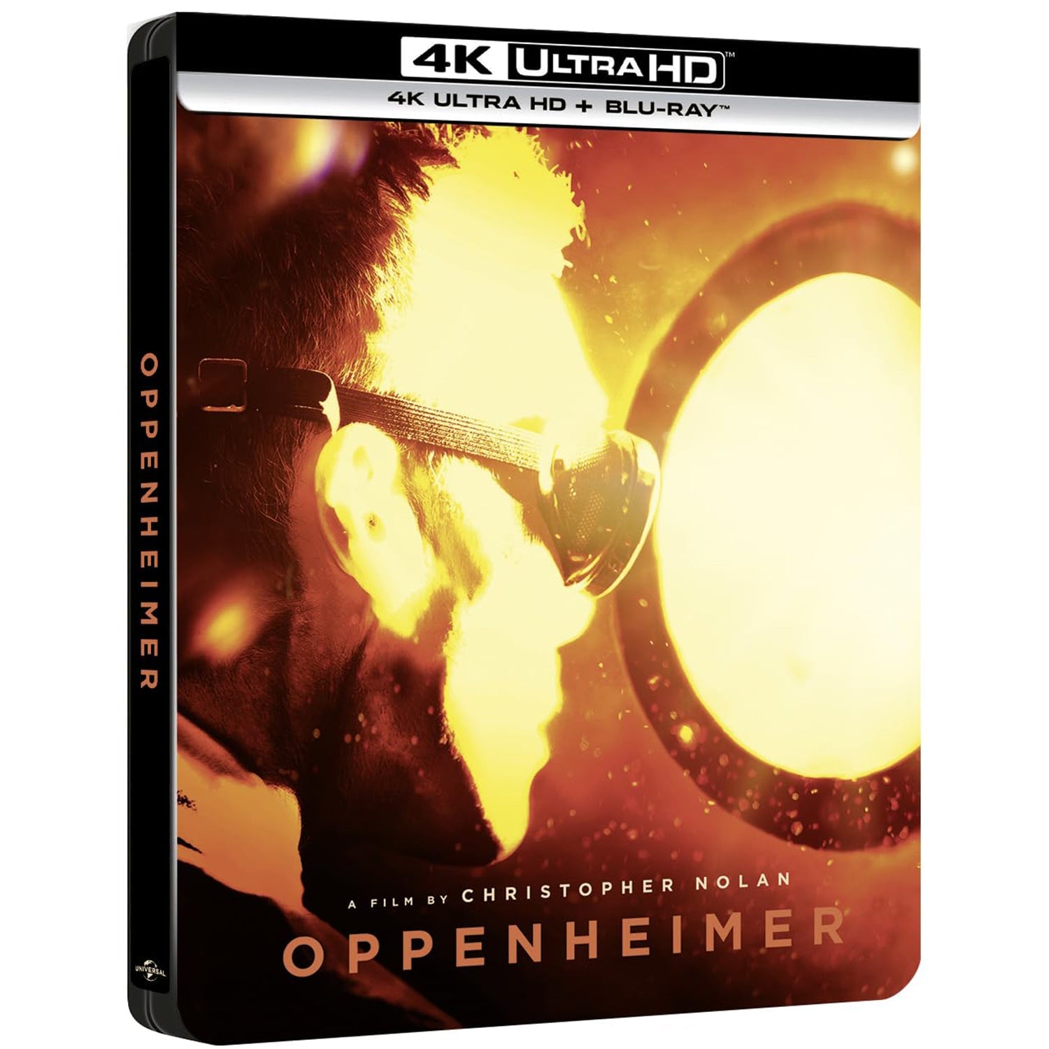 Оппенгеймер (2023) (англ. язык) (4K UHD + 2 Blu-ray) Steelbook
