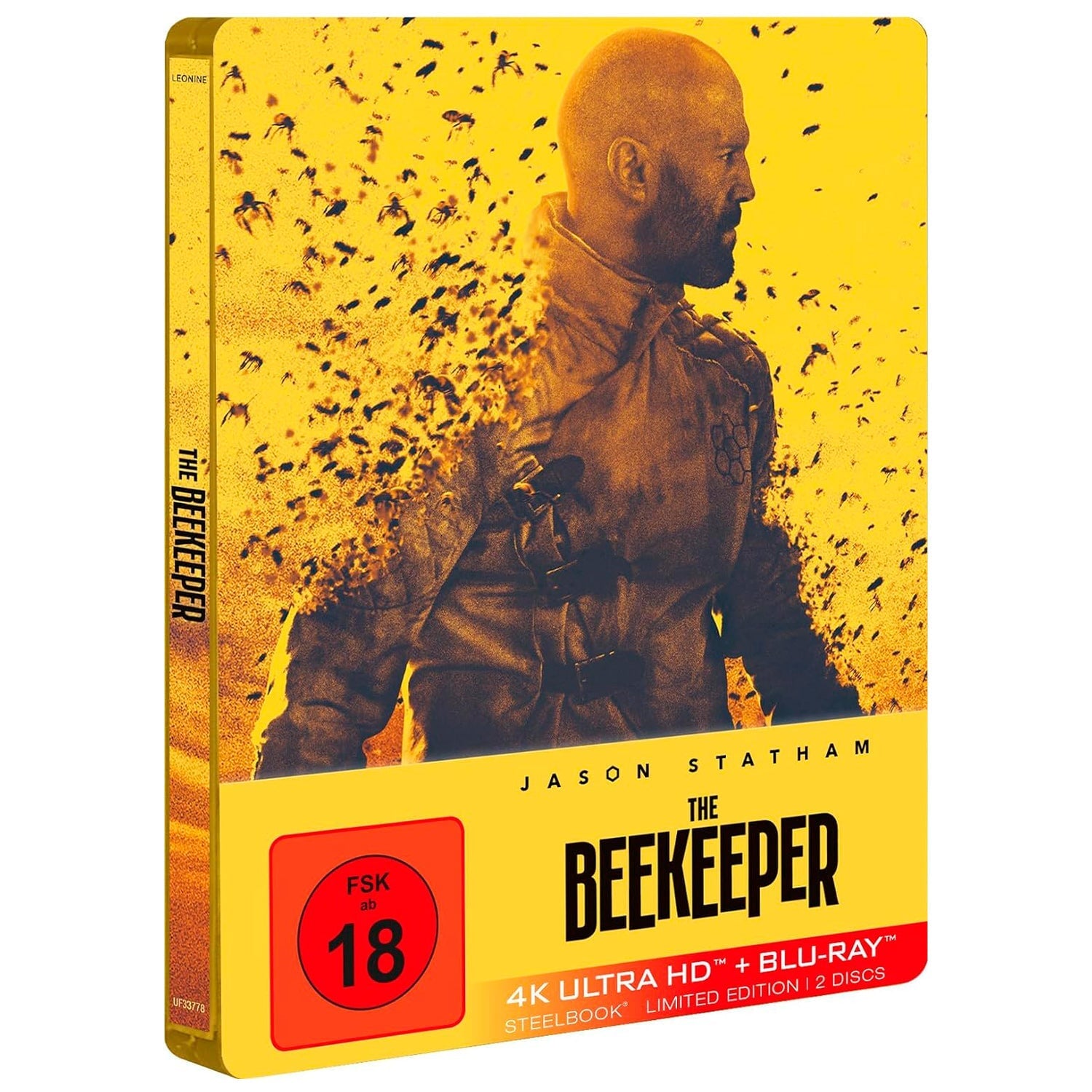 Пчеловод (2024) (англ. язык) (4K UHD + Blu-ray) Steelbook