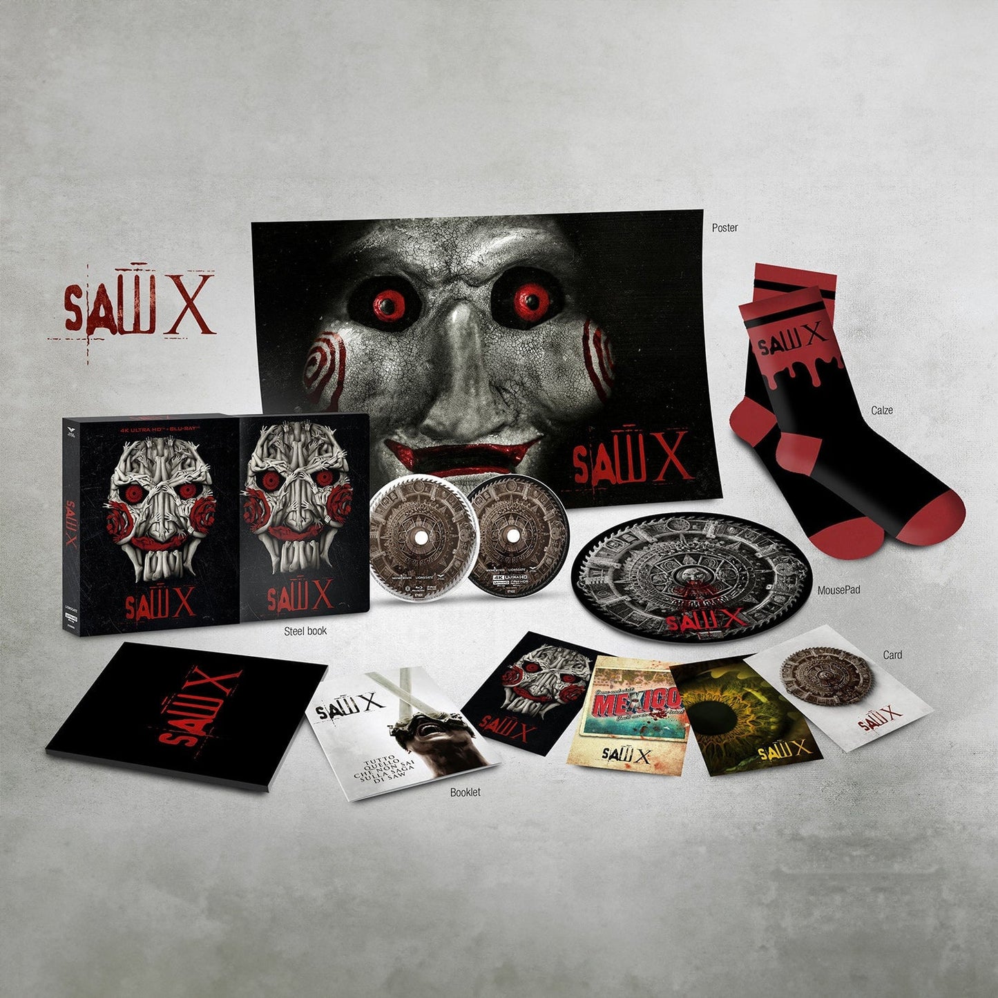 Saw X physical copy releases Nov 21st 2023 on DVD, Blu-Ray & 4K Ultra