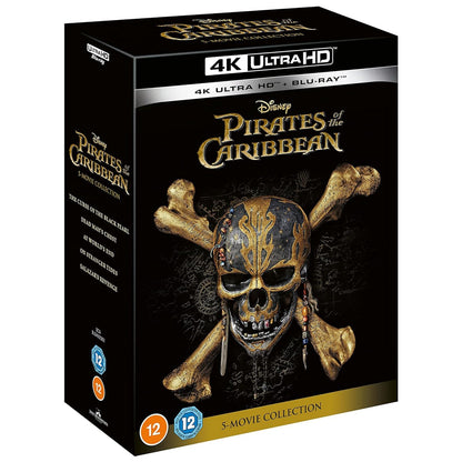 Пираты Карибского моря: Коллекция (англ. язык) (4K UHD + Blu-ray)