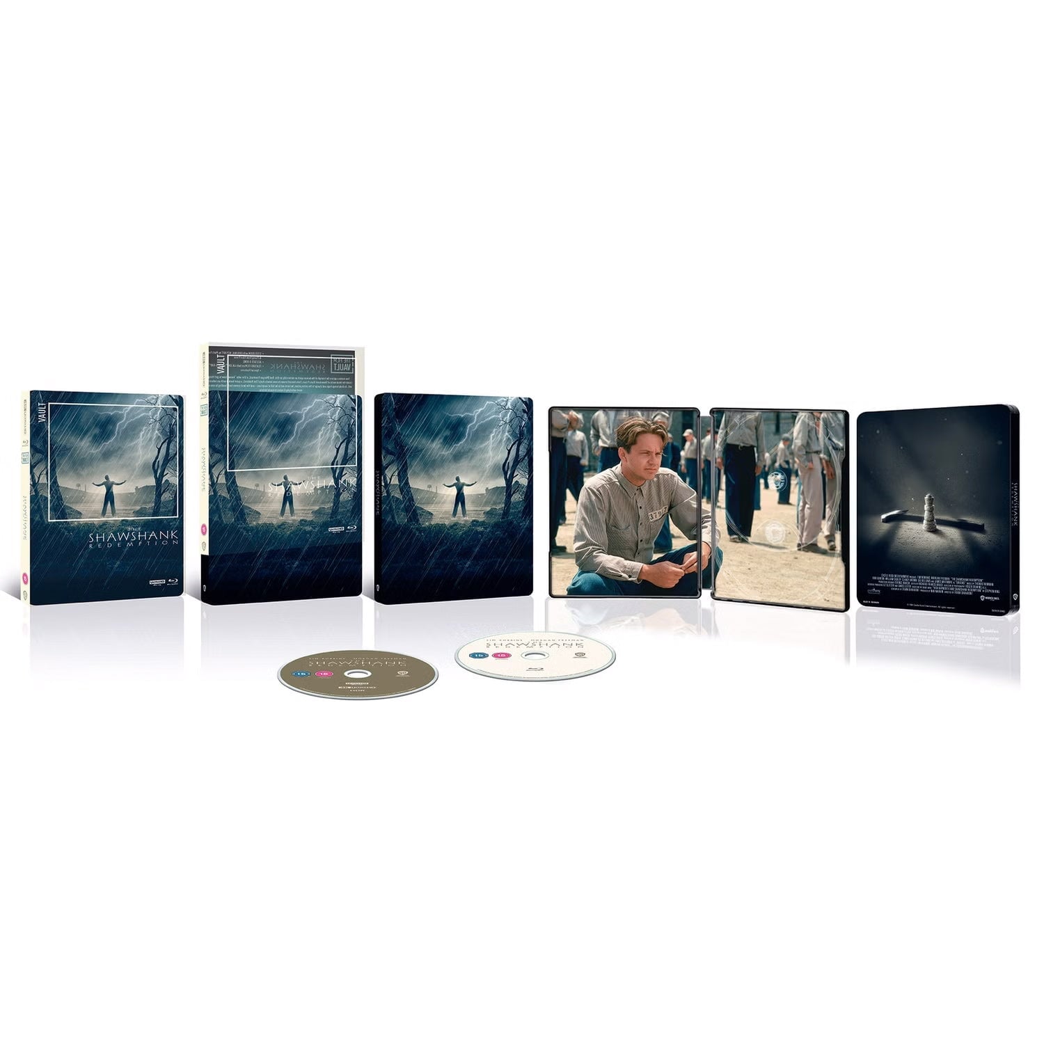 Побег из Шоушенка (англ. язык) (4K UHD + Blu-ray) The Film Vault Steelbook