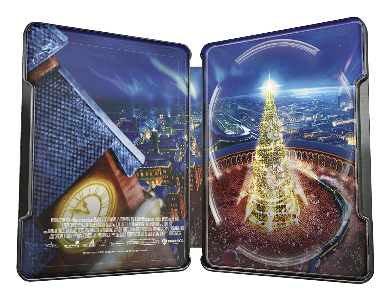 Полярный экспресс (англ. яз.) (4K UHD + Blu-ray) Steelbook (The Polar  Express)