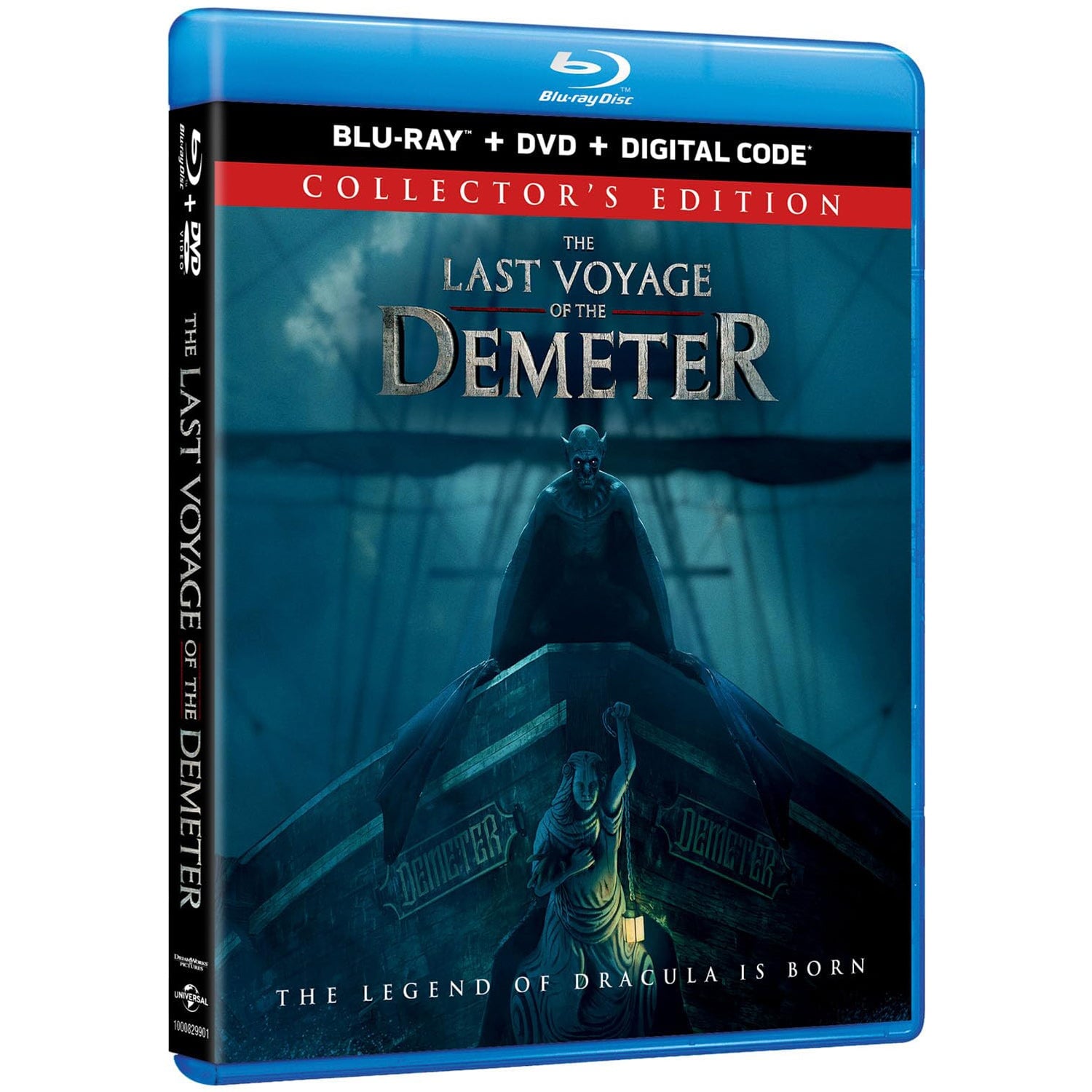 Последнее путешествие «Деметра» (2023) (англ. язык) (Blu-ray + DVD)