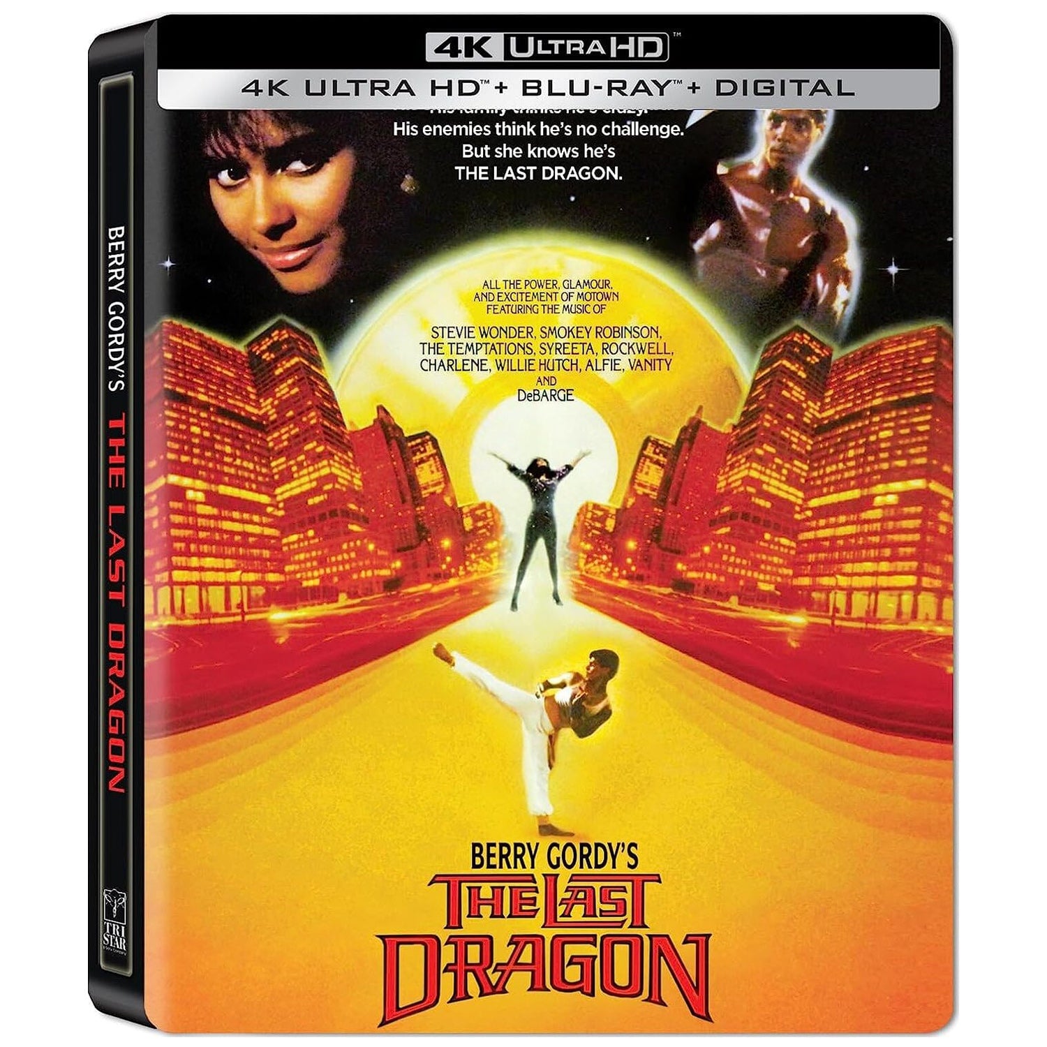 Последний дракон (1985) (англ. язык) (4K UHD + Blu-ray) Steelbook