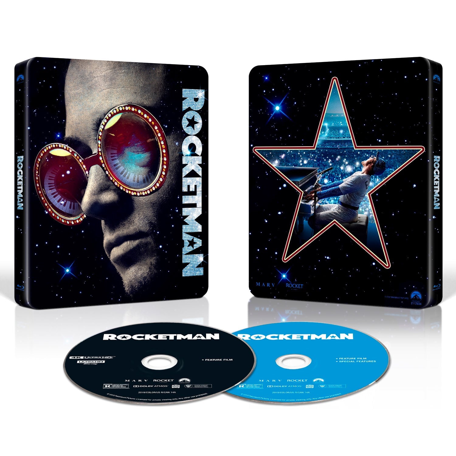 Рокетмен (4K UHD + Blu-ray) Steelbook