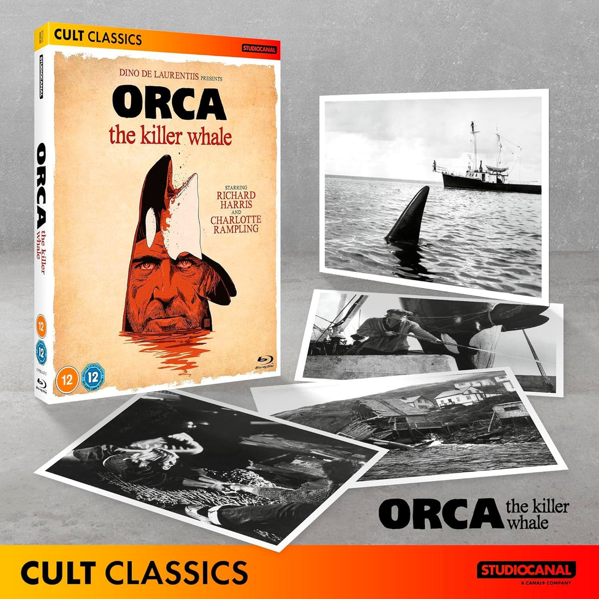 Смерть среди айсбергов (1977) (англ. язык) (Blu-ray) [Cult Classics] (Orca:  The Killer Whale)