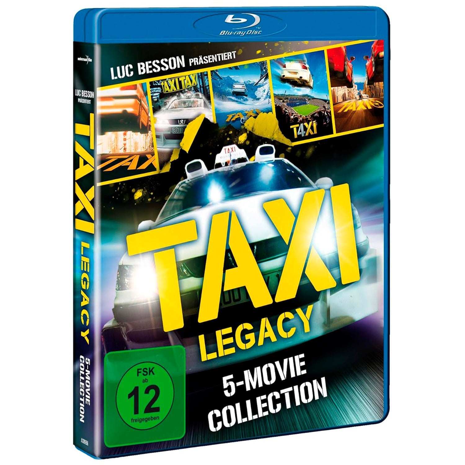 Такси: 5 фильмов (1998-2018) (нем., фр. язык) (5 Blu-ray)