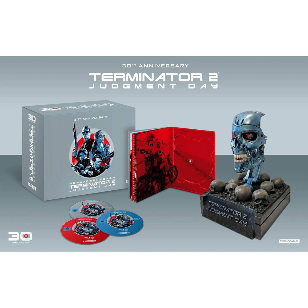 Терминатор 2: Судный день (англ. язык) (4K UHD + 3D Blu-ray + Blu-ray) 30th  Anniversary Endo Skull Edition (Terminator 2: Judgment Day)