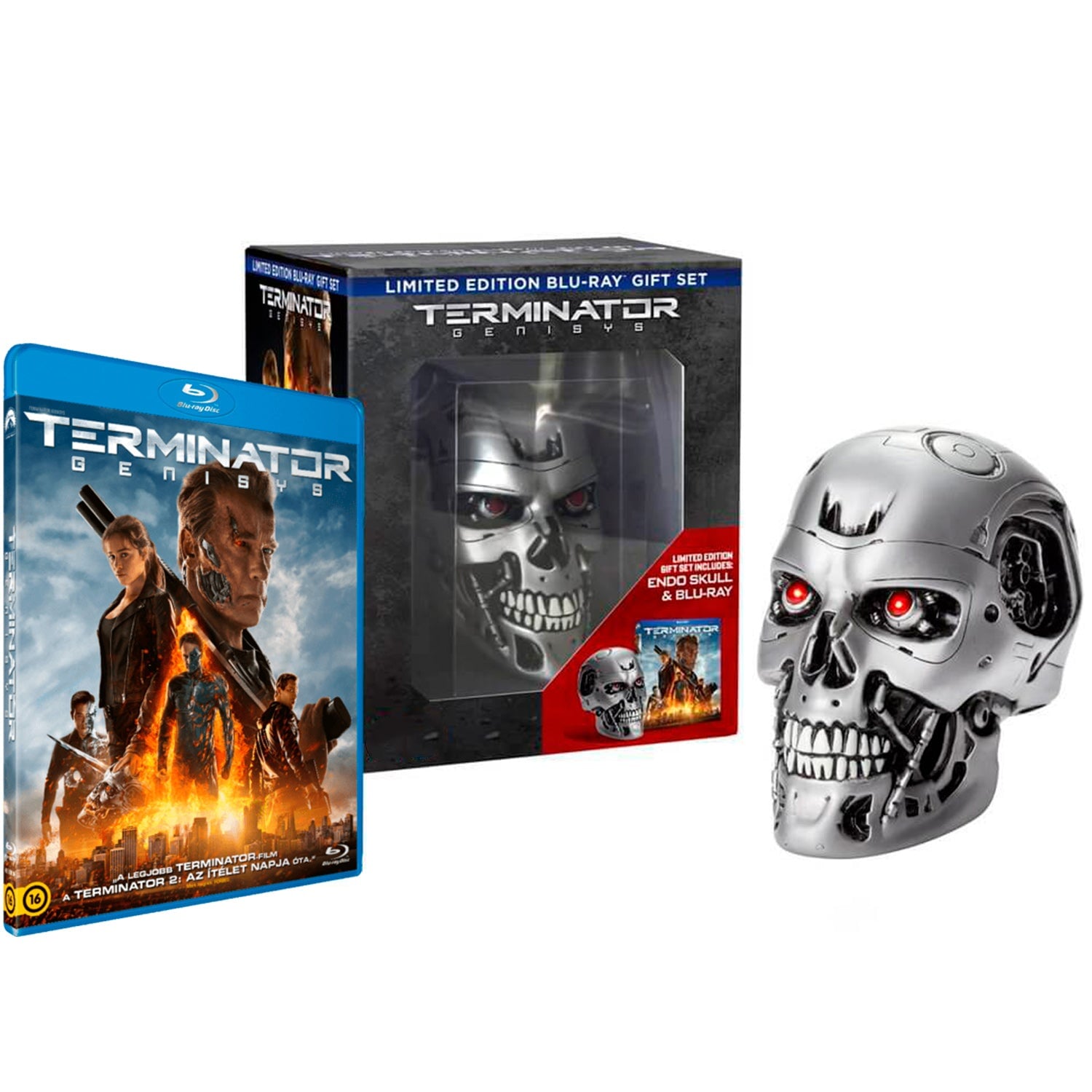 Терминатор: Генезис (2015) (Blu-ray) Limited Edition Gift Set Includes Endo Skull