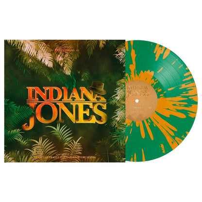 The Indiana Jones Trilogy (The City Of Prague Philharmonic Orchestra) (Green with Orange Splatter Vinyl 2 LP) Limited Edition