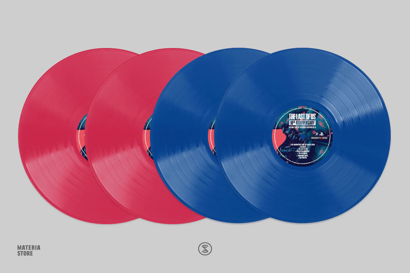 The Last of Us (Video Game Soundtrack) [10th Anniversary] (Solid Color Red and Blue Vinyl Box Set 4LP)