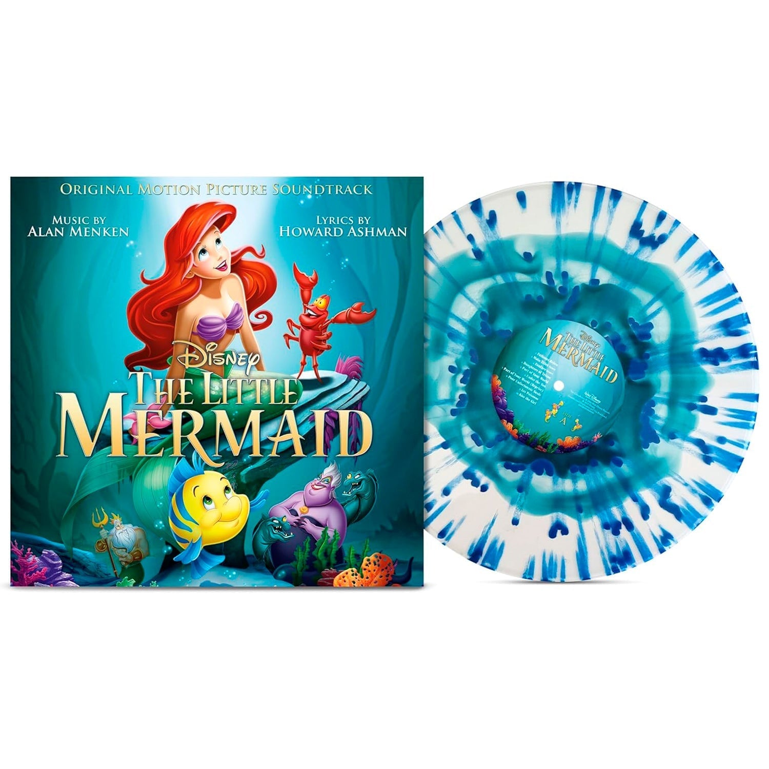 The Little Mermaid (Original Motion Picture Soundtrack) (35th Anniversary Edition) (Transparent Splatter Vinyl LP)