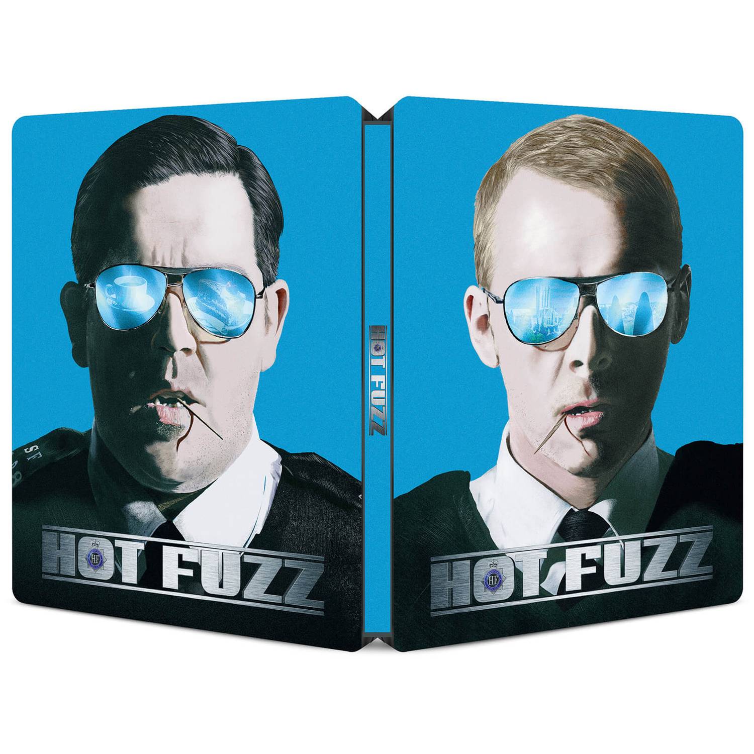 Типа крутые легавые (4K UHD + Blu-ray) Steelbook (Hot Fuzz)