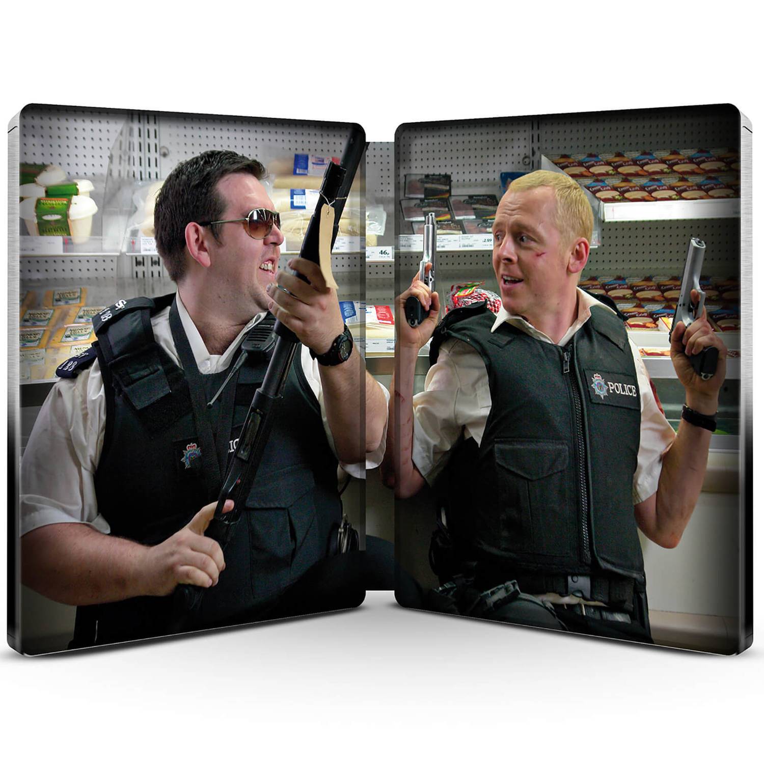 Типа крутые легавые (4K UHD + Blu-ray) Steelbook (Hot Fuzz)