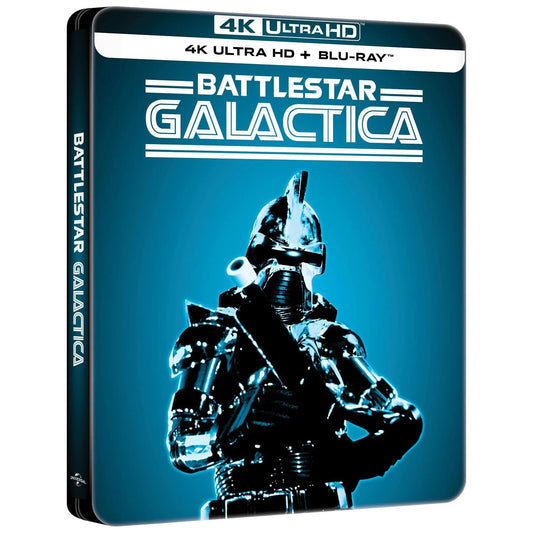 Звёздный крейсер «Галактика» (1978) (англ. язык) (4K UHD + Blu-ray) Glow in the Dark Steelbook Walmart Exclusive