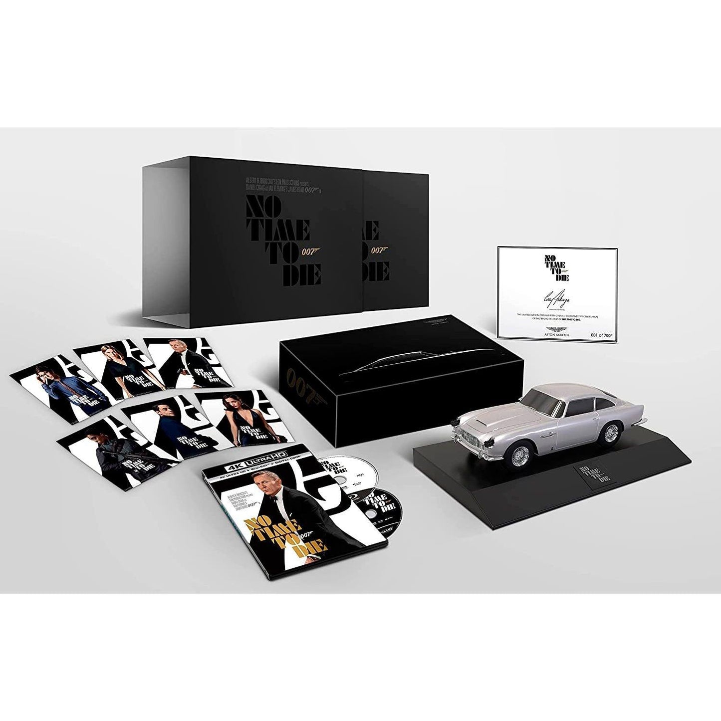 007: Не время умирать (англ. язык) (4K UHD + Blu-ray) Limited Edition Aston Martin DB5 Model